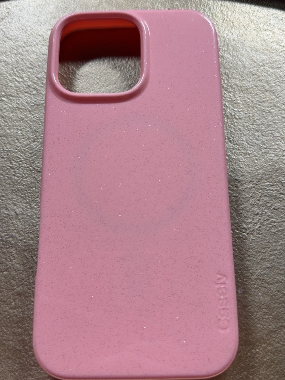 Casetify Pink Glitter Protective Phone Case
